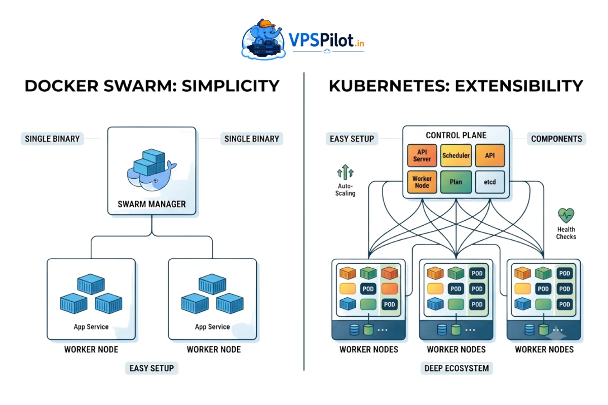 Docker Swarm vs. Kubernetes - Which Should You Use for Small Businesses? thumbnail